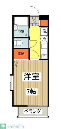 ブランメゾン日野の物件間取画像